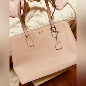 Kate Spade Laptop Tote Bag Light Pink